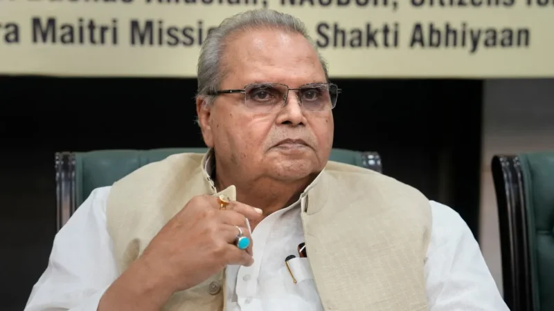 जम्मू-कश्मीर के पूर्व राज्यपाल सत्यपाल मलिक का निधन, दिल्ली के RML अस्पताल में ली अंतिम सांस