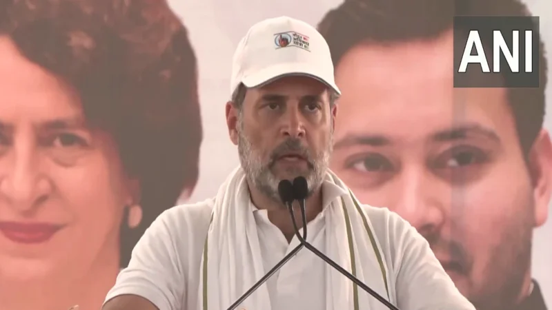 गुजरात कोई आर्थिक मॉडल नहीं, ‘वोट चोरी का मॉडल’ है, वोटर अधिकार यात्रा में राहुल गांधी का आरोप