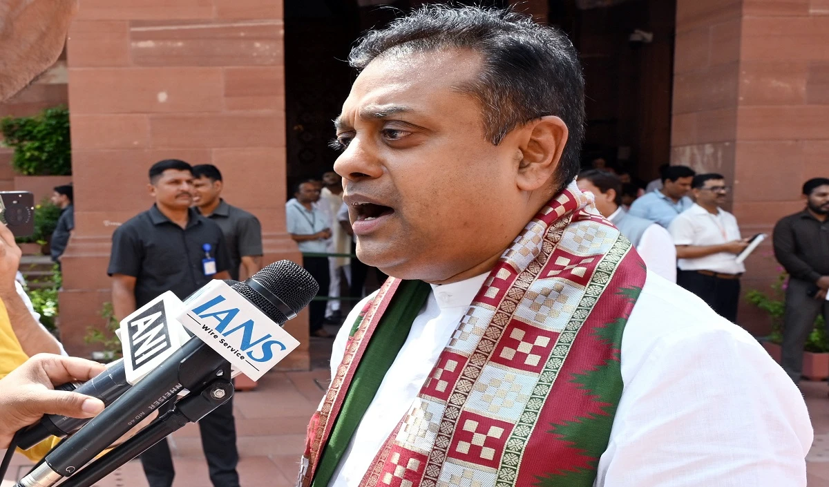 संबित पात्रा का आरोप, घुसपैठियों को बचाने में जुटी कांग्रेस