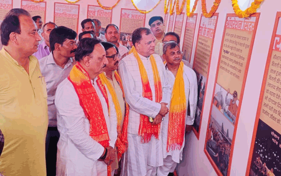सेवा पर्व के अवसर पर रेलवे स्टेशन पर लगाई गयी भव्य प्रदर्शनी सेवा पखवाड़ा के तहत 17 सितम्बर से 2 अक्टूबर तक रहेगी प्रदर्शनी