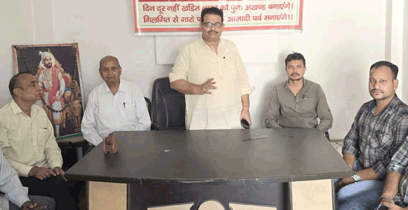 हिंदू जागरण मंच की मासिक बैठक में मंदिरों में हुई चोरी व अपवित्रता की घटनाओं पर चिंता व्यक्त