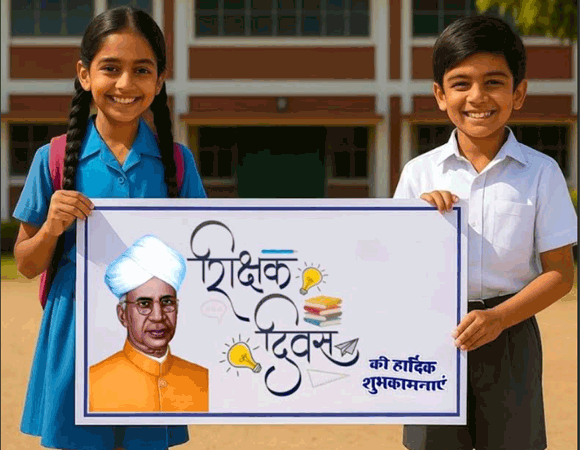 शिक्षक दिवस पर मेधावी छात्राओ को पदमसुधा अवार्ड दिये गये
