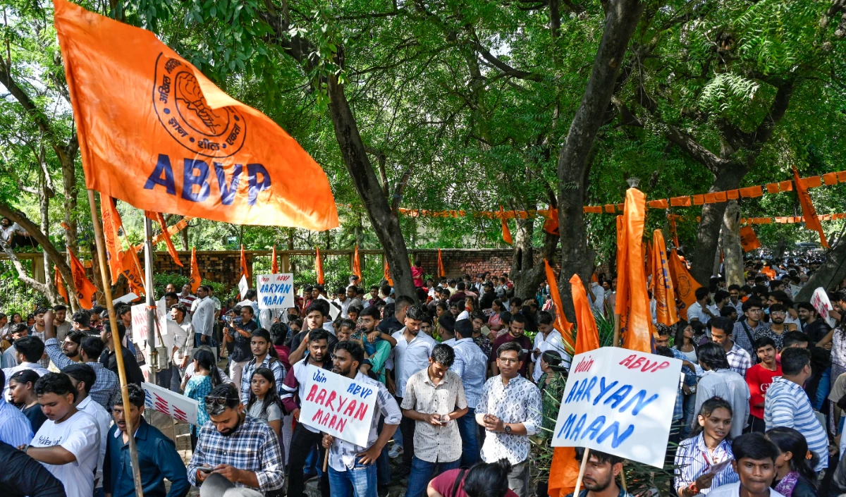 ABVP का डंका, अध्यक्ष समेत 3 पद जीते, NSUI को मिली एक सीट