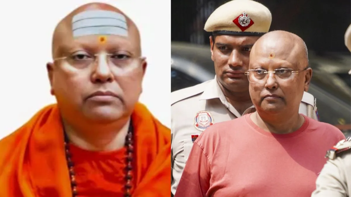 बाबा चैतन्यानंद सरस्वती के मोबाइल ने खोले राज, कई एयरहोस्टेज के साथ फोटोज मिलीं, लड़कियों से चैट्स भी बरामद