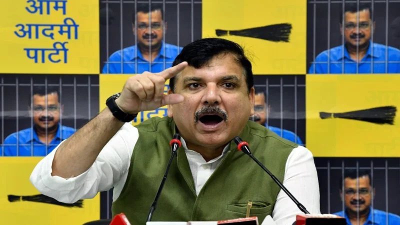 श्रीनगर में संजय सिंह नजरबंद! फारूक से मिलने से रोका: केजरीवाल बोले- ये तानाशाही!