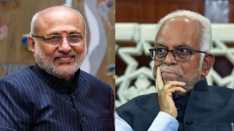 उपराष्ट्रपति चुनाव: NDA के सीपी राधाकृष्णन या इंडिया ब्लॉक के बी. सुदर्शन रेड्डी, किसका पलड़ा भारी