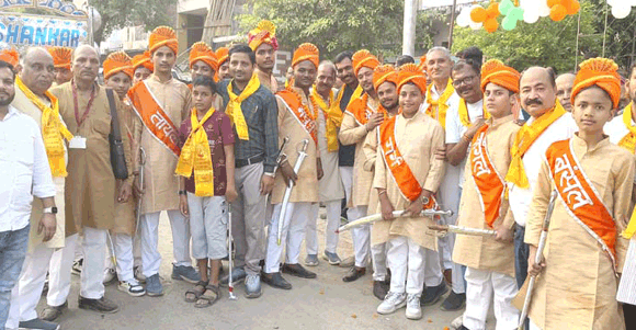 धूमधाम से मनाई महाराजा अग्रसेन जयंती
