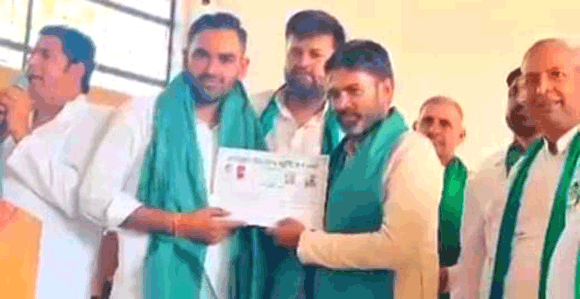 अक्षय चौधरी भाकियू के मंडल महामंत्री नियुक्त
