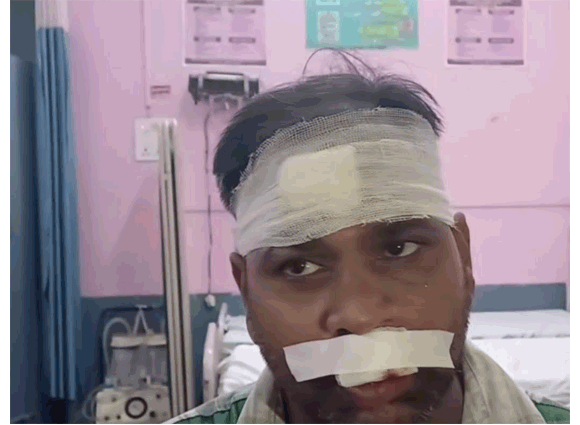 बाईक से कार टकराने के मामले हुए विवाद मे युवक घायल