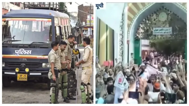 जुमे की नमाज है आज…बरेली में आठ हजार पुलिसकर्मी तैनात, ड्रोन से हो रही निगरानी, हाई अलर्ट पर सुरक्षाबल