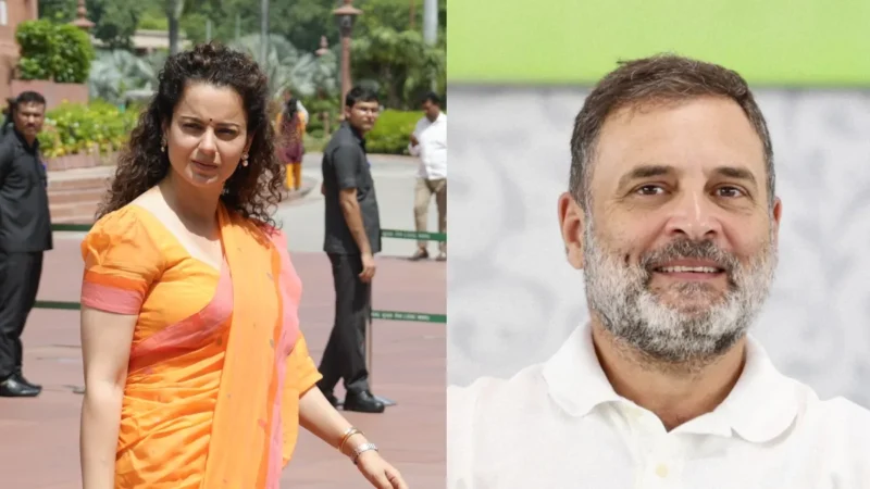 कंगना रनौत ने राहुल गांधी को बताया ‘कलंक’, कहा- वह हर जगह देश को…