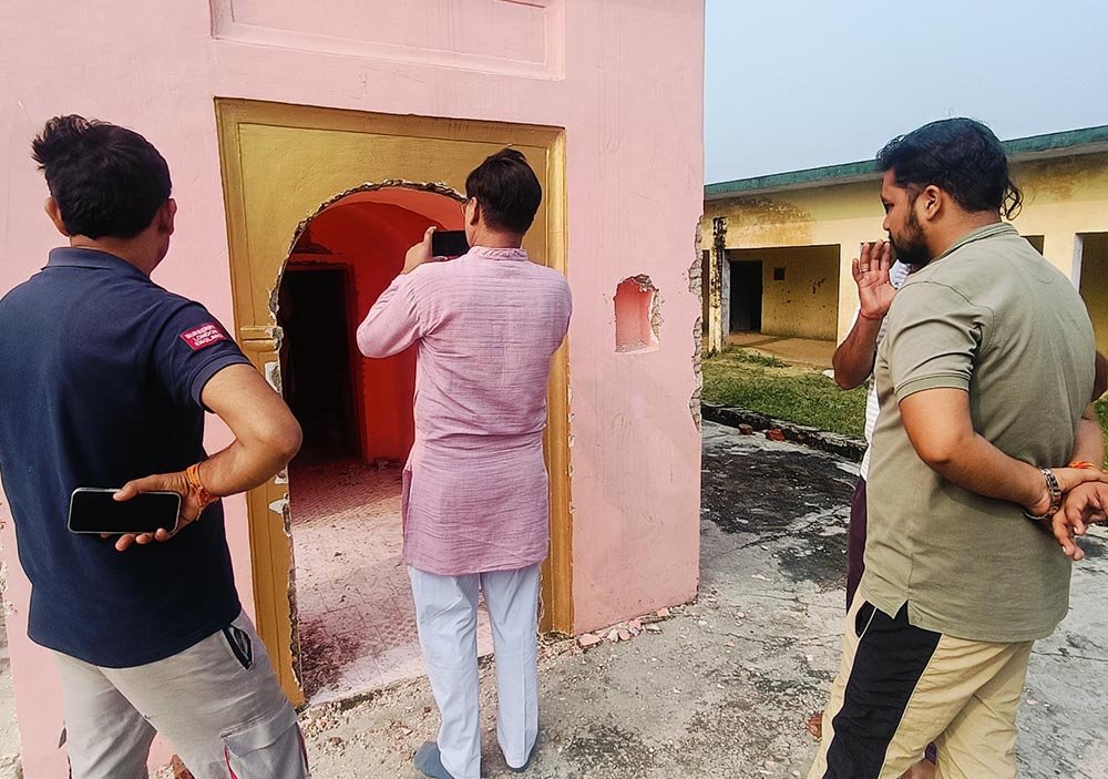 प्राचीन शिव मंदिर में असामाजिक तत्वो ने की तोड फोड, पकड़े गए दो आरोपी