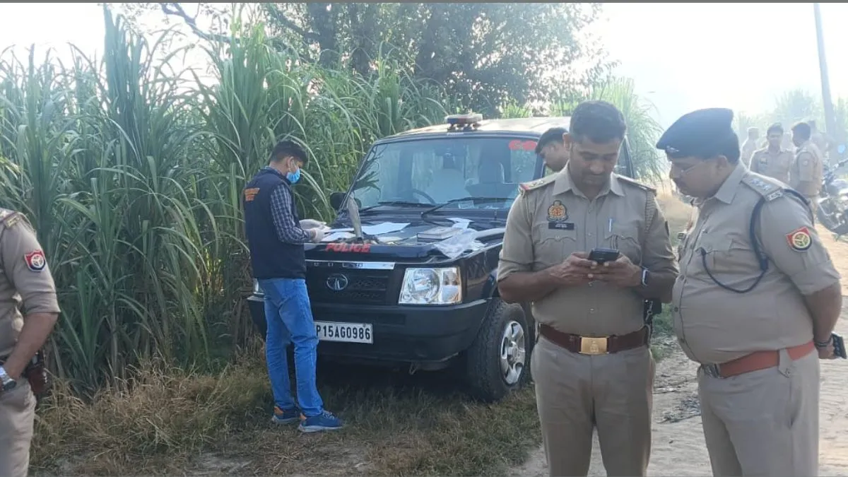 25 हजार का इनामी बदमाश शहजाद उर्फ निक्की मुठभेड़ में ढेर, पुलिसकर्मी की बुलेटप्रूफ जैकेट में लगी गोली