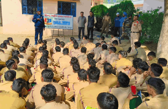 कैडेट्स की विभिन्न कंपनियों के मध्य ड्रिल कंपटीशन हुआ सम्पन्न