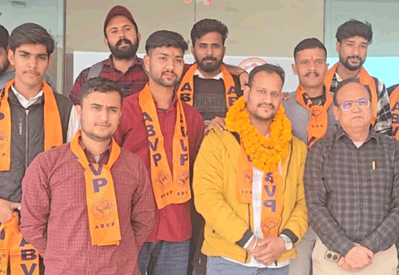 एबीवीपी की बैठक में छात्र हित एवं संगठनात्मक गतिविधियों पर की विस्तार से चर्चा