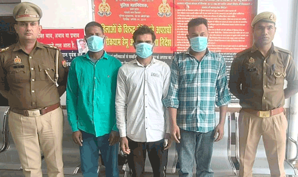 देहात कोतवाली पुलिस ने दुष्कर्म व धर्म परिवर्तन के मामले में वांछित तीन आरोपी किए गिरफ्तार, भेजे जेल