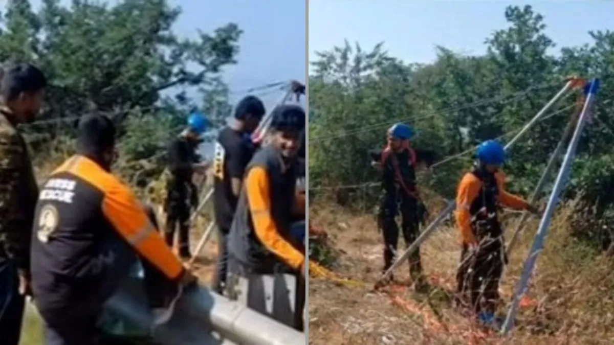 महाराष्ट्र के रायगढ़ में 400 फीट गहरी खाई में गिरी SUV, 6 लोगों की मौत