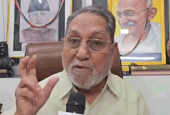 कांग्रेस नेता हुसैन दलवई का विवादित बयान RSS को बताया आतंकवादी संगठन