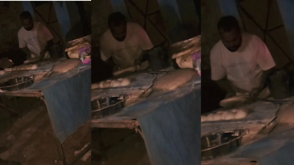 यूपी: थूक जिहाद का VIDEO वायरल, बारातियों के लिए थूक लगाकर रोटियां बनाता दिखा शख्स, पुलिस जांच में जुटी