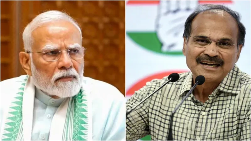 बंगाल के दिग्गज कांग्रेस नेता अधीर रंजन चौधरी ने पीएम मोदी से की मुलाकात