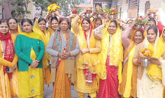 सिद्धपीठ शिव बगलामुखी मंदिर का 23वां वार्षिकोत्सव धूमधाम से प्रारंभ, निकली  कलश यात्रा