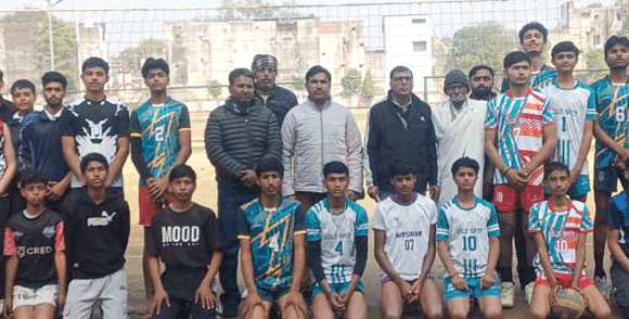 मण्डल स्तरीय सब जूनियर वालीबाल चयन ट्रायल सम्पन्न