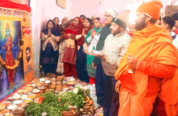 बड़ी श्रद्धा एवं धूमधाम से मनाया मां शाकम्भरी देवी का जन्मोत्सव