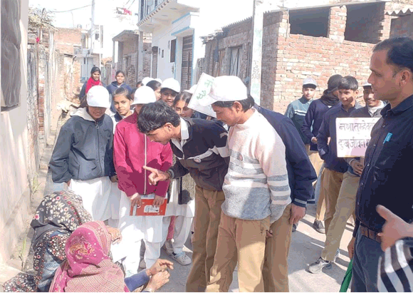 राष्टरीय सेवा योजना शिविर मे स्ंवय सेवको ने नशा मुक्ति प्रति जागरूक किया