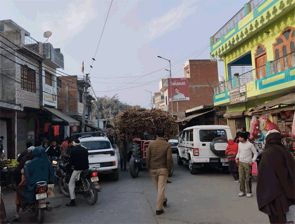 नगर मे तहसील रोड पर नंही हटा अतिक्रमण, जाम से आम आदमी हलकान