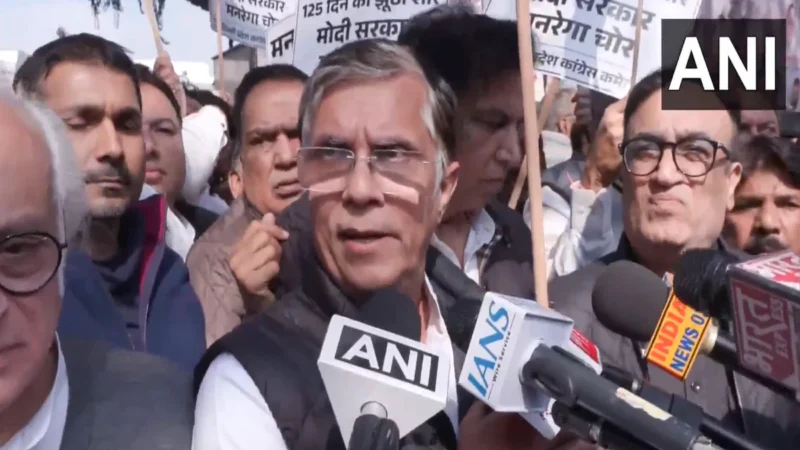 मनरेगा के नए कानून पर Congress का हल्ला बोल, Modi सरकार के खिलाफ छेड़ा संग्राम