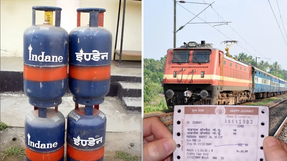 LPG गैस से लेकर रेल टिकट बुकिंग तक, आज से बदल गए ये 8 नियम; आपकी जेब पर होगा सीधा असर