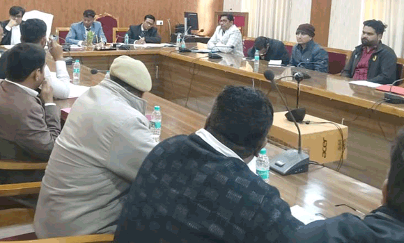 22 फरवरी को आयोजित होने वाले मेगा शिविर के संबंध में हुई बैठक