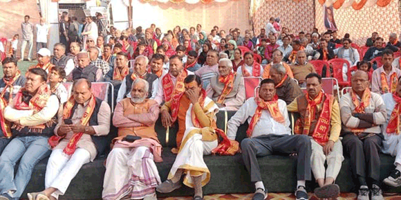 हिन्दू सम्मेलन में हिन्दूत्व रक्षा, एकता सद्भाव को बनाये रखने का किया आह्वान