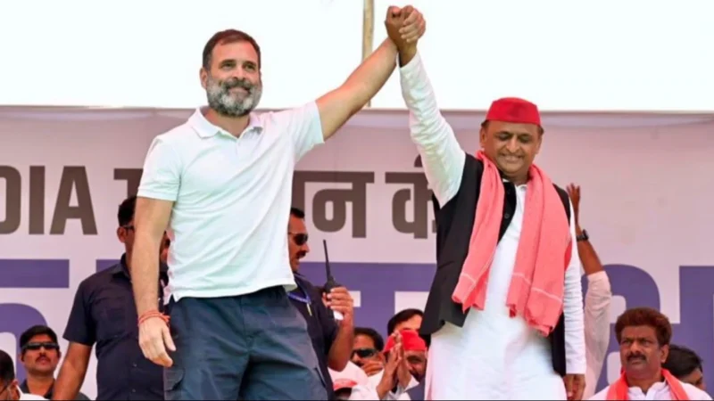 लोकसभा में चर्चा के दौरान राहुल गांधी को इस मुद्दे पर मिला अखिलेश यादव का साथ, जमकर हुआ हंगामा