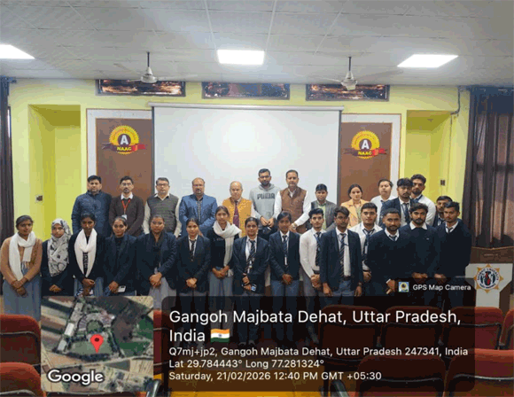 शोभित विश्वविद्यालय, गंगोह में “डायमंड प्लस मेगान दृष्टिकोण” विषय पर विशेष व्याख्यान का आयोजन