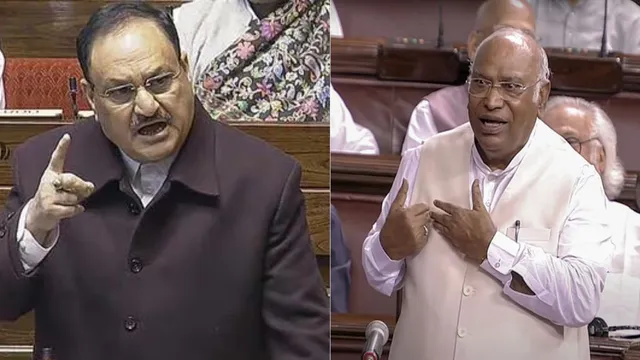 ‘अपनी पार्टी को अबोध बालक का बंधक मत बनाइए’, राज्यसभा में खरगे से बोले जेपी नड्डा