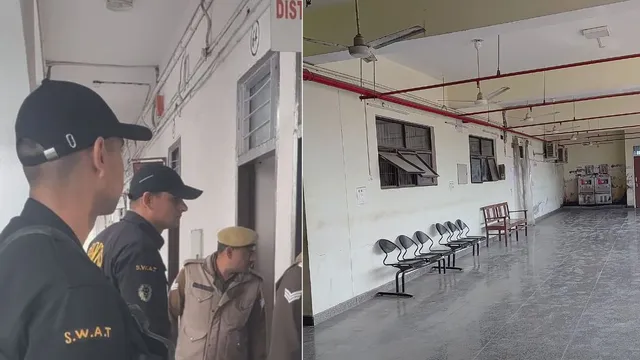 यूपी में लखनऊ, मेरठ, अयोध्या समेत 18 जिला अदालतों को बम से उड़ाने की धमकी, मची अफरा-तफरी