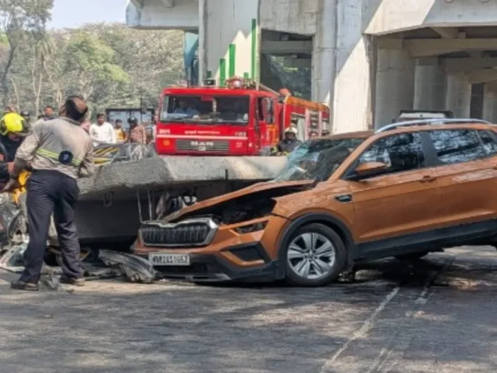 महाराष्ट्र: मुंबई के मुलुंड में निर्माणाधीन मेट्रो पिलर का हिस्सा गिरा, कई लोगों के घायल होने की खबर