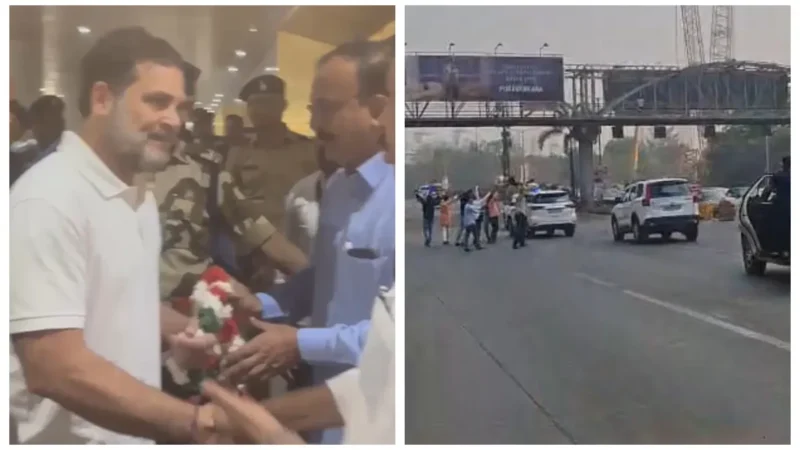 राहुल गांधी माफी नहीं मांगेंगे, ट्रायल फेस करेंगे, भिवंडी कोर्ट में हुई पेशी, BJP कार्यकर्ताओं ने दिखाए काले झंडे