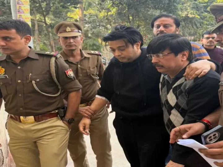 कानपुर लैंबोर्गिनी कार हादसे का आरोपी शिवम मिश्रा गिरफ्तार, पुलिस ने कोर्ट में किया पेश