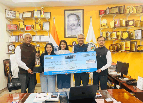 शोभित विद्यालय गंगोह के छात्रों ने शोभित सम-विश्वविद्यालय मेरठ में आयोजित SANGEETAM_2026 में प्रथम स्थान प्राप्त किया