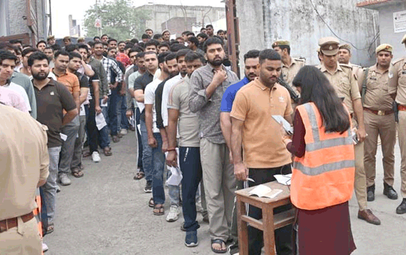 शांतिपूर्ण एवं निर्विघ्न सम्पन्न हुई पुलिस उपनिरीक्षक भर्ती परीक्षा