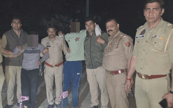 पुलिस ने मुठभेड़ में घायलावस्था में किए गिरफ्तार