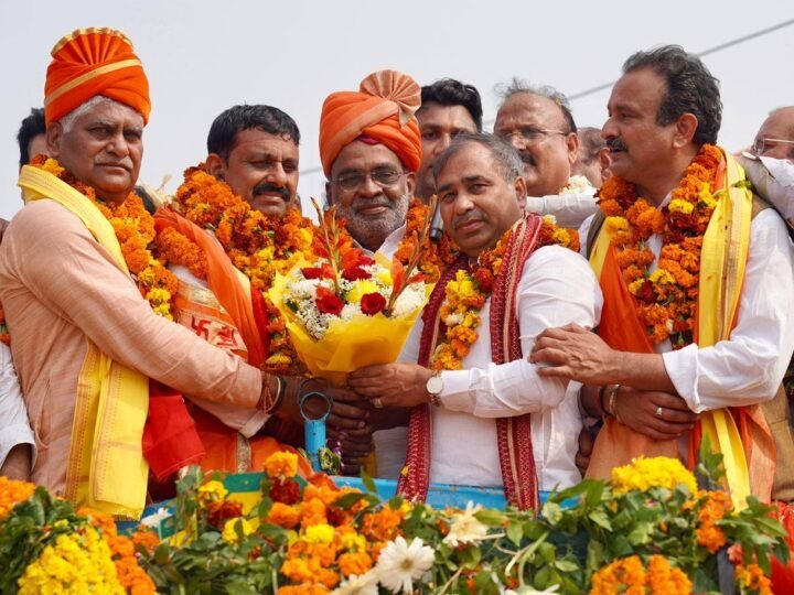 भाजपा के नवनियुक्त जिलाध्यक्ष अजीत सिंह राणा का सहारनपुर में भव्य स्वागत