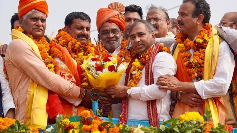 भाजपा के नवनियुक्त जिलाध्यक्ष अजीत सिंह राणा का सहारनपुर में भव्य स्वागत