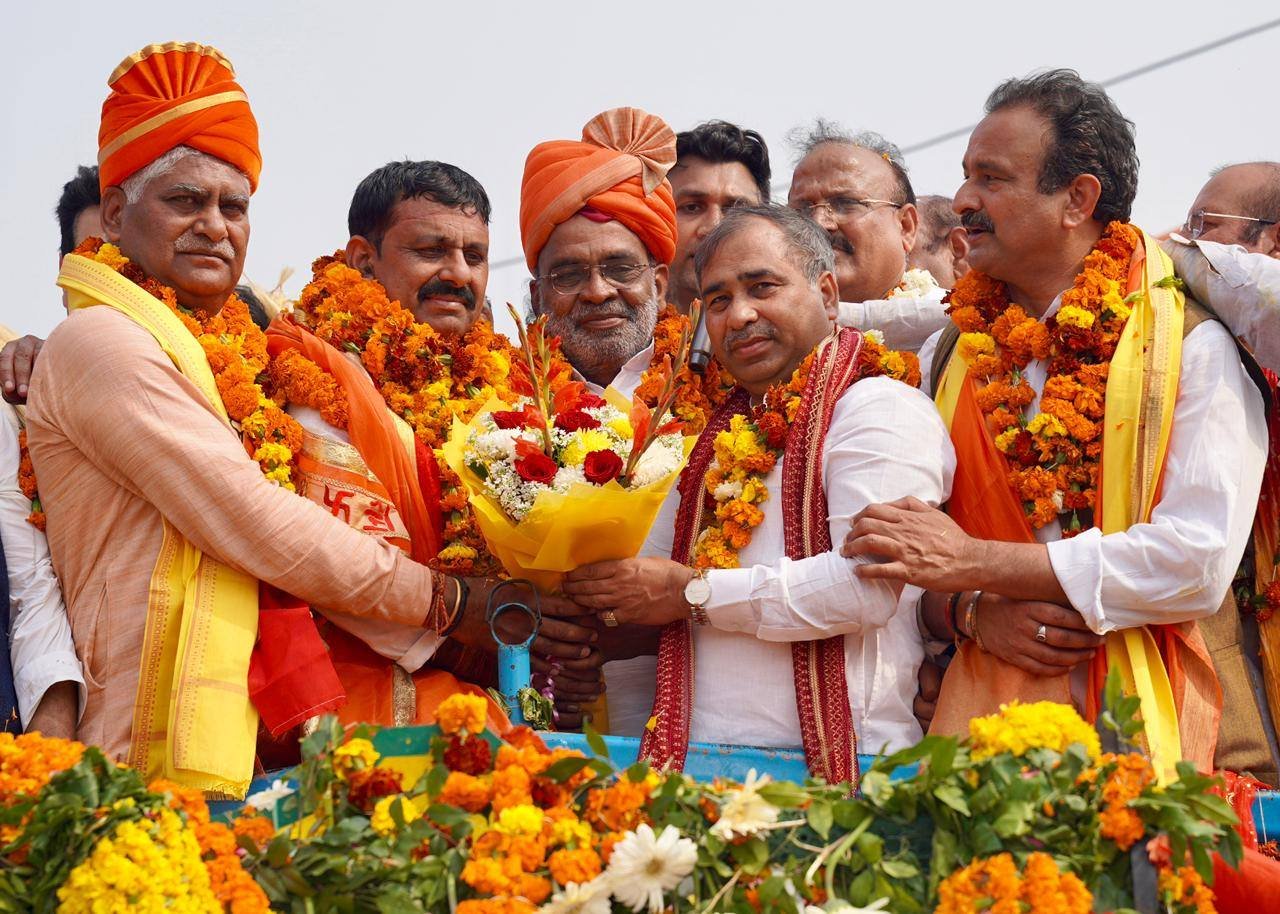 भाजपा के नवनियुक्त जिलाध्यक्ष अजीत सिंह राणा का सहारनपुर में भव्य स्वागत