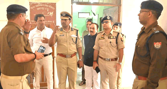 उपनिरीक्षक भर्ती परीक्षा को लेकर अधिकारियों ने परीक्षा केंद्र का किया निरीक्षण