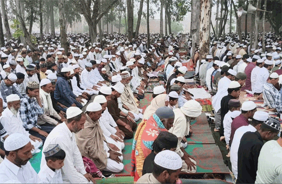 नकुड क्षेत्र में उत्साह के साथ मनाई गयी ईद