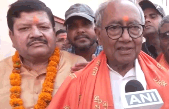 रामनवमी से पहले दिग्विजय सिंह पहुंचे रामलला के दरबार, कहा- जब प्रभु का बुलावा आता है तो…