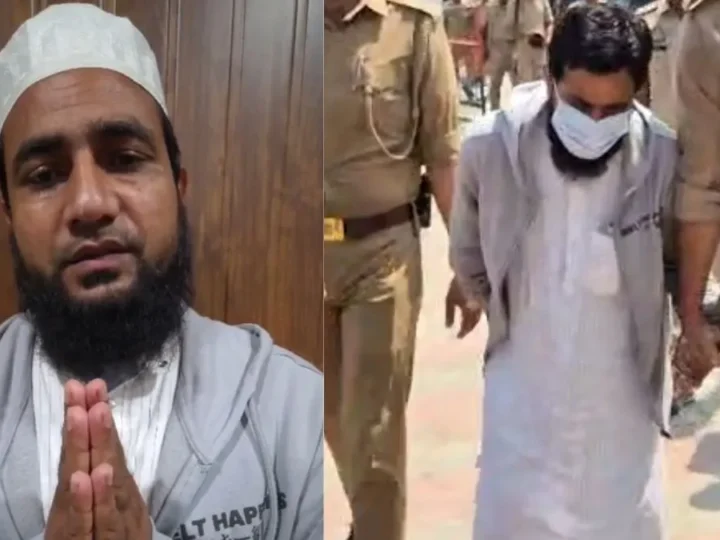 CM योगी की मां पर विवादित टिप्पणी करने वाले मौलाना ने हाथ जोड़कर मांगी माफी
